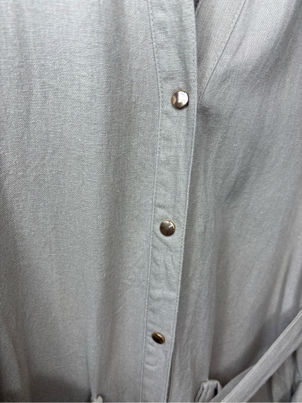Zara Linen Blend Shirt Dress - Picture 5 of 8